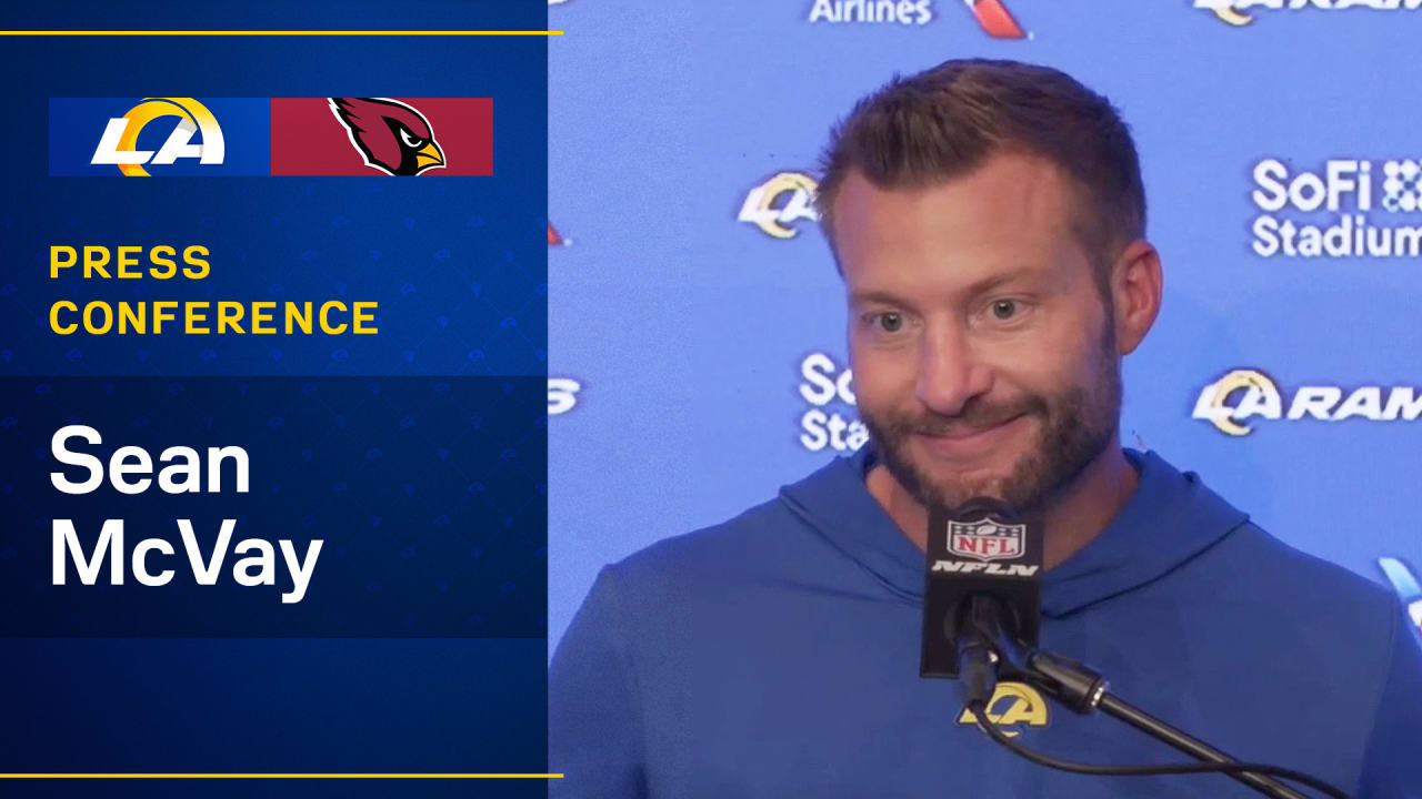 Los Angeles Rams Week 6 PostGame Press Conference Sean McVay breaks