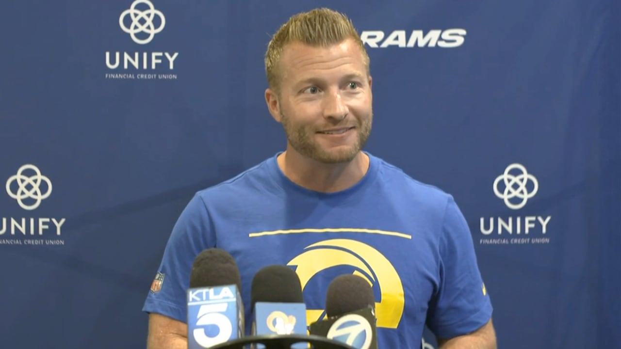 Top Takeaways from Rams head coach Sean McVay's Aug. 13 press