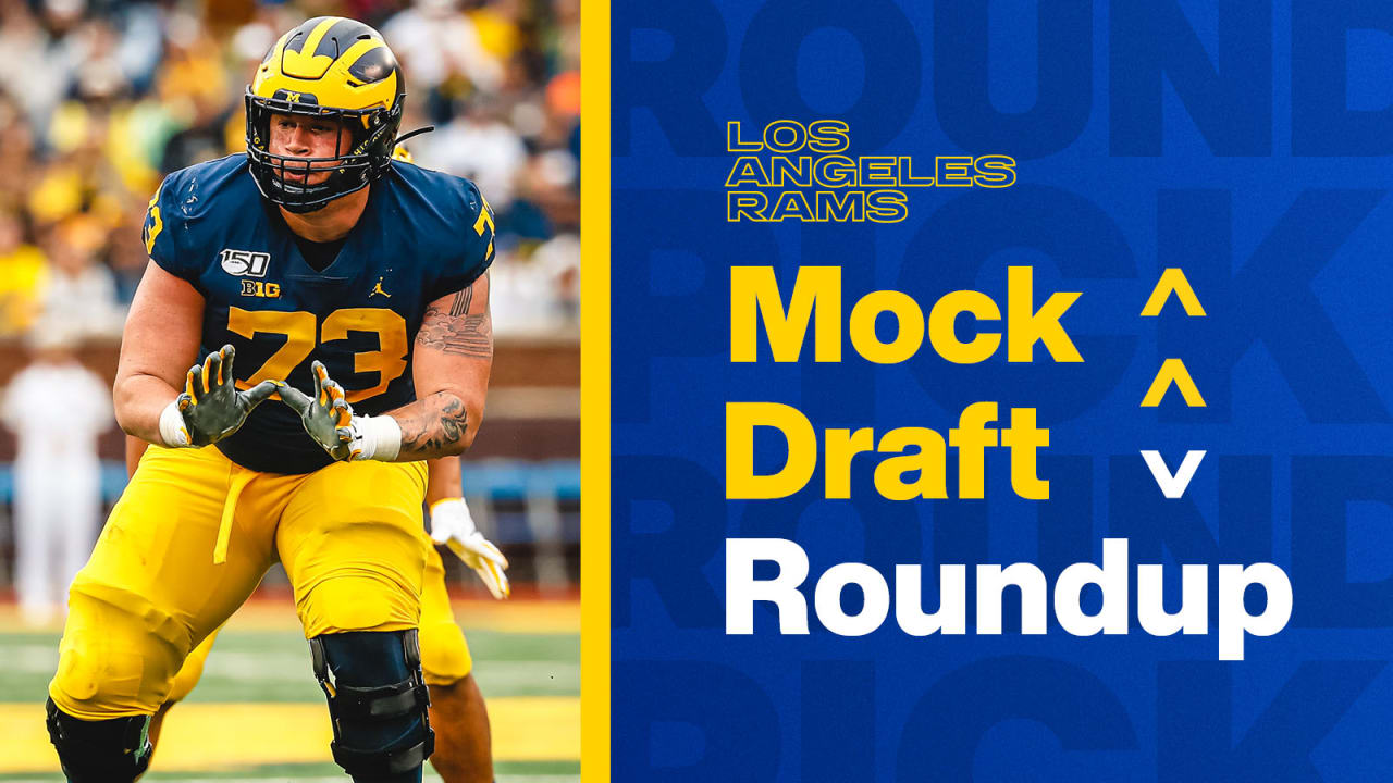 Mock Draft Roundup: Predictions for Rams one month away from 2021 NFL Draft