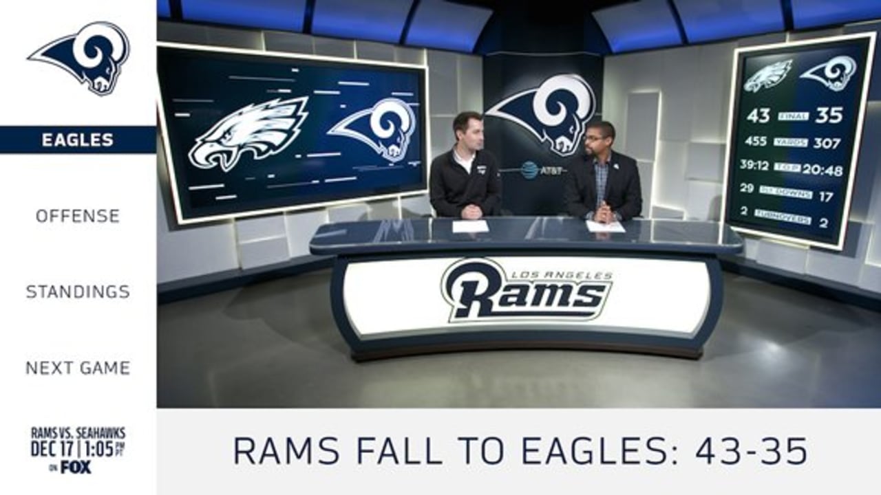 Eagles 43, Rams 35 - as it happened