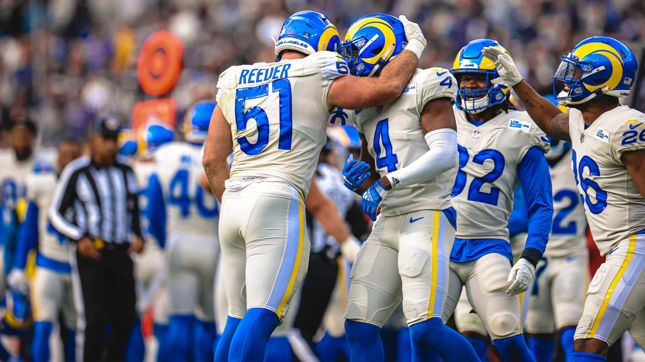 NFL on X: Jordan Fuller's second INT of the night! @RamsNFL take over with  1:49 left. 