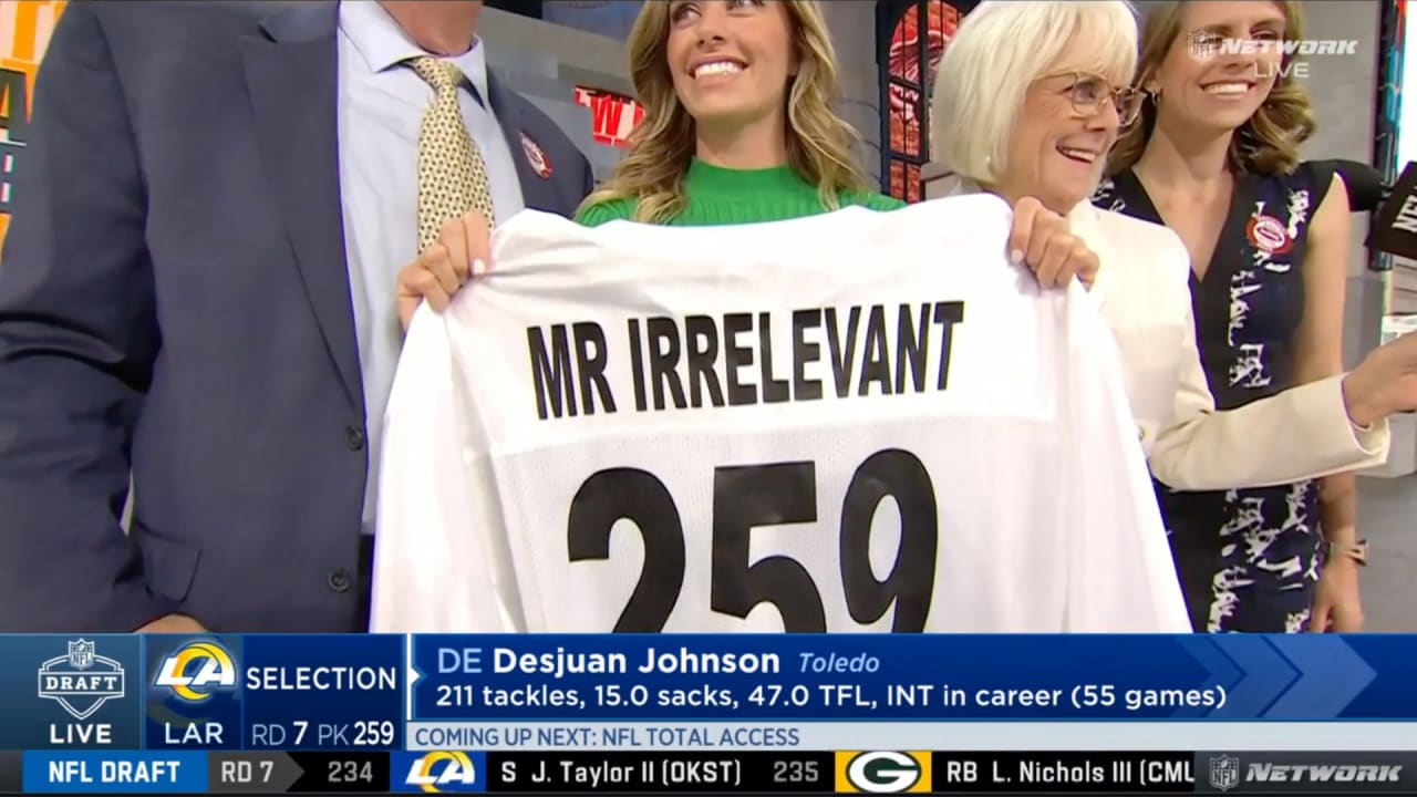 Los Angeles Rams make defensive lineman Desjuan Johnson Mr. Irrelevant