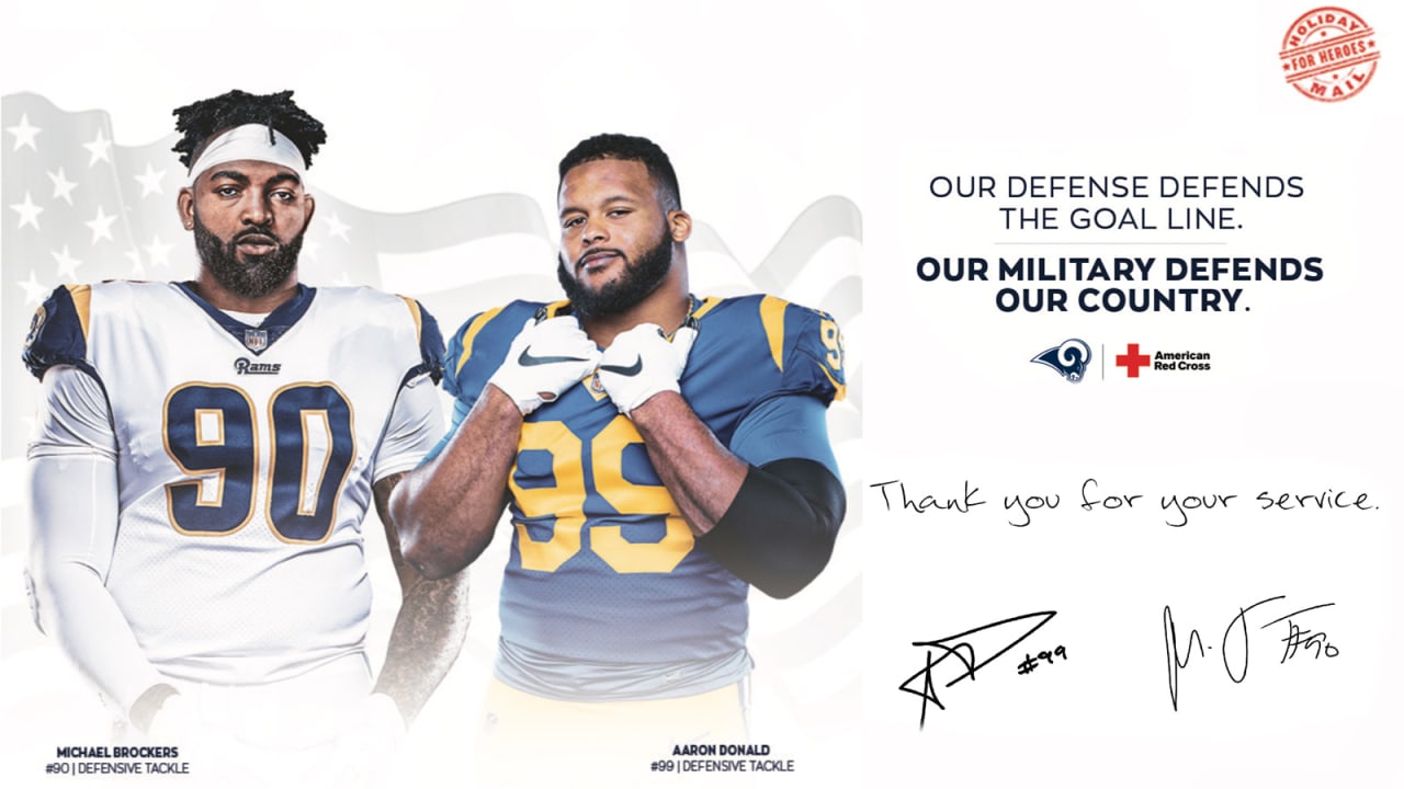 rams military jersey