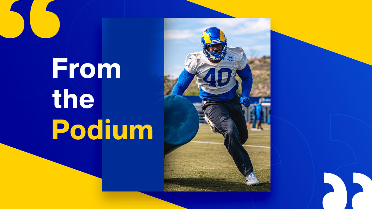 As Rams prepare for Super Bowl LVI, outside linebacker Von Miller