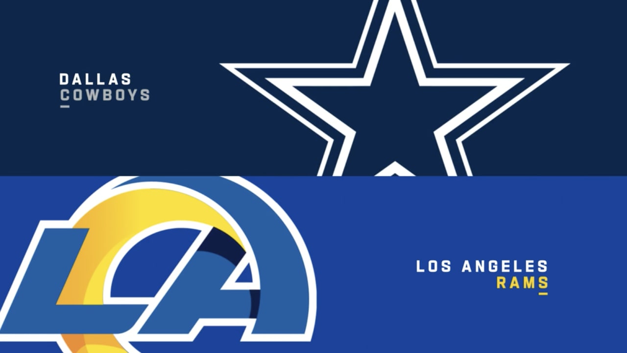 Cowboys vs. Rams Logos