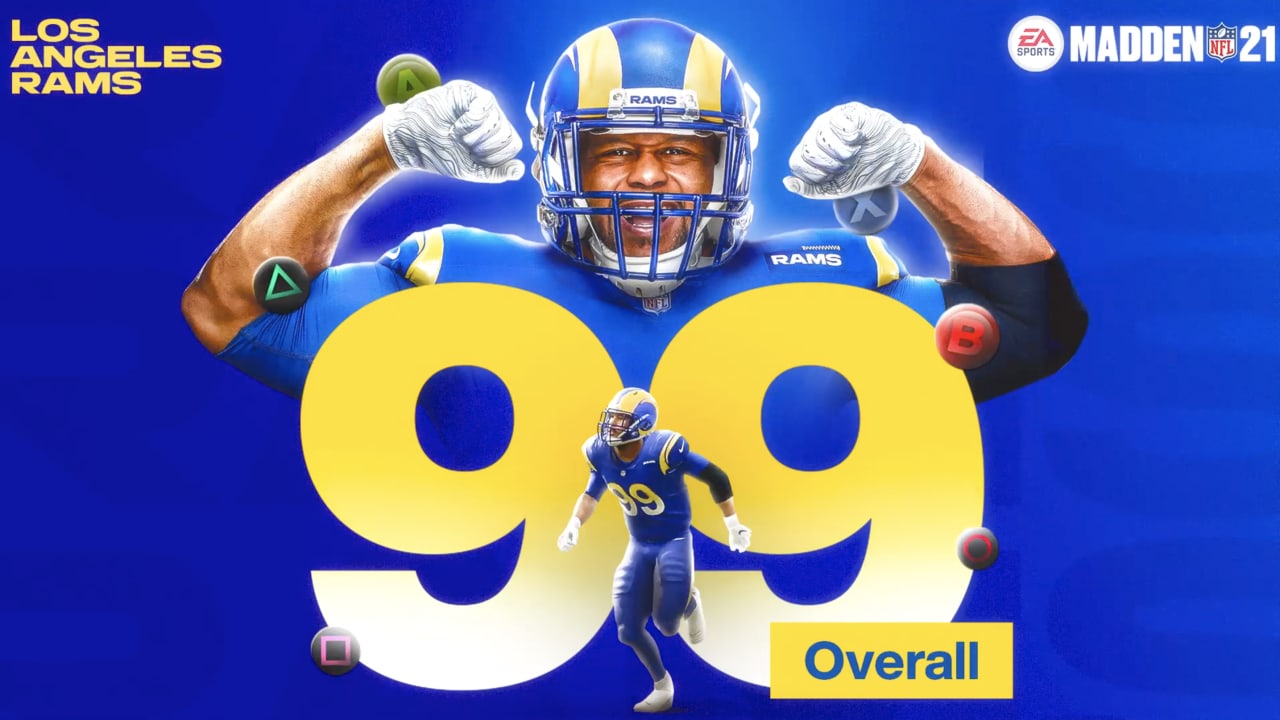 Aaron Donald back in Madden 99 Club