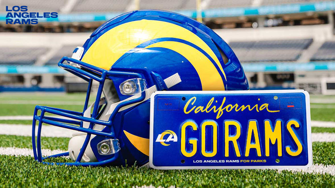 Los Angeles Rams Auto Emblem - Helmet