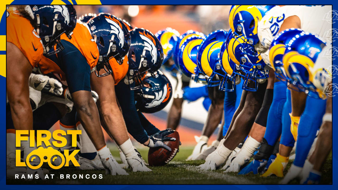 First Look: Rams close out 2023 preseason taking on Broncos in Denver