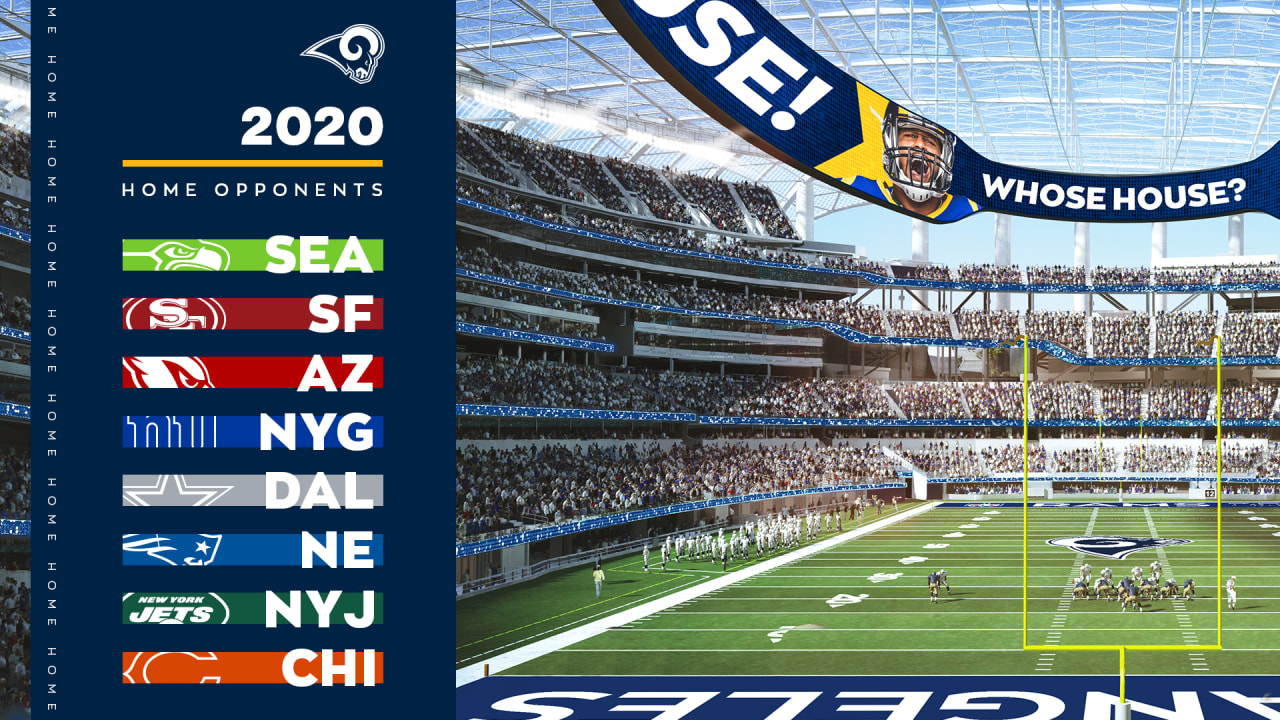 Rams 2020 home opponents finalized