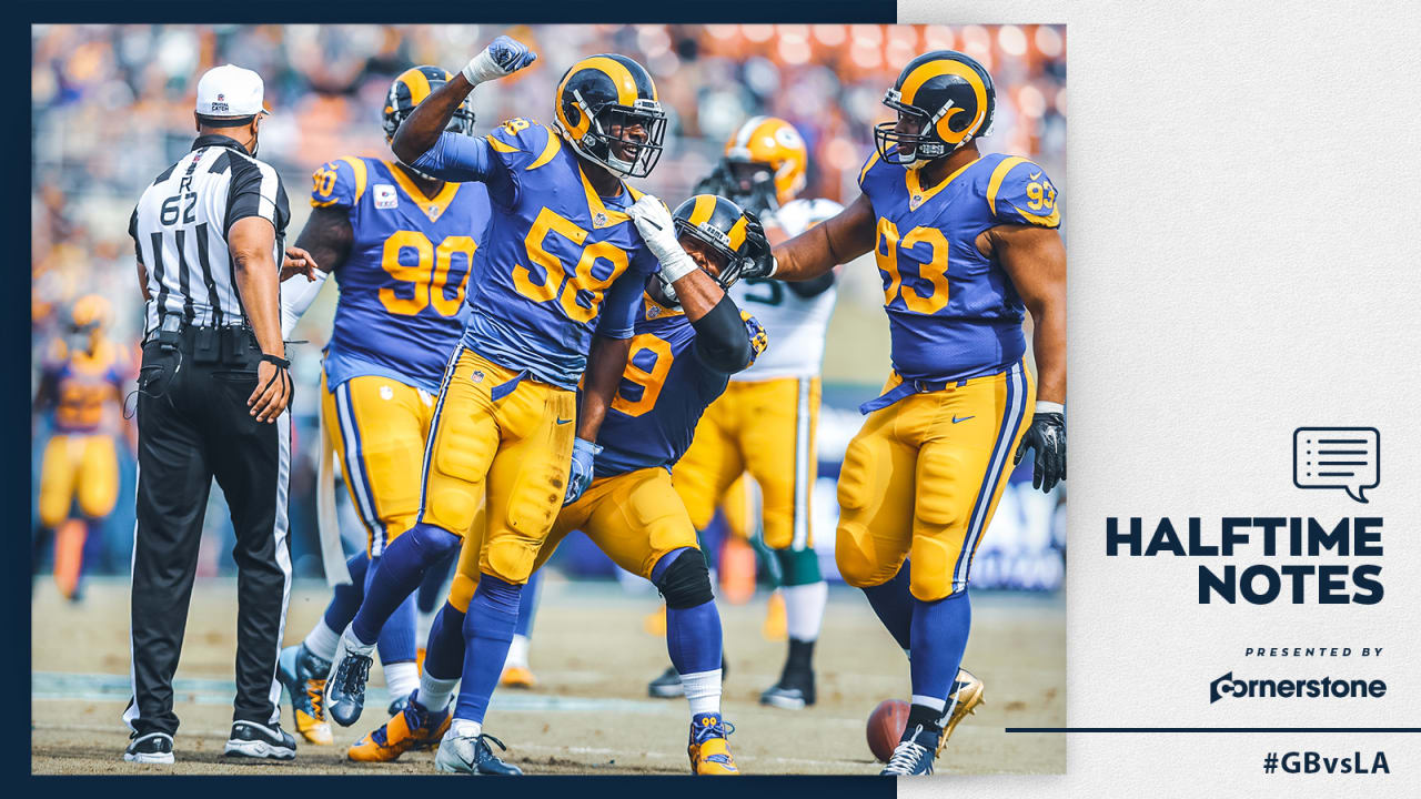 Los Angeles Rams, Baker Mayfield Show Fight Amid Freeze, Trail Green Bay  Packers, Aaron Rodgers at Halftime - Sports Illustrated LA Rams News,  Analysis and More