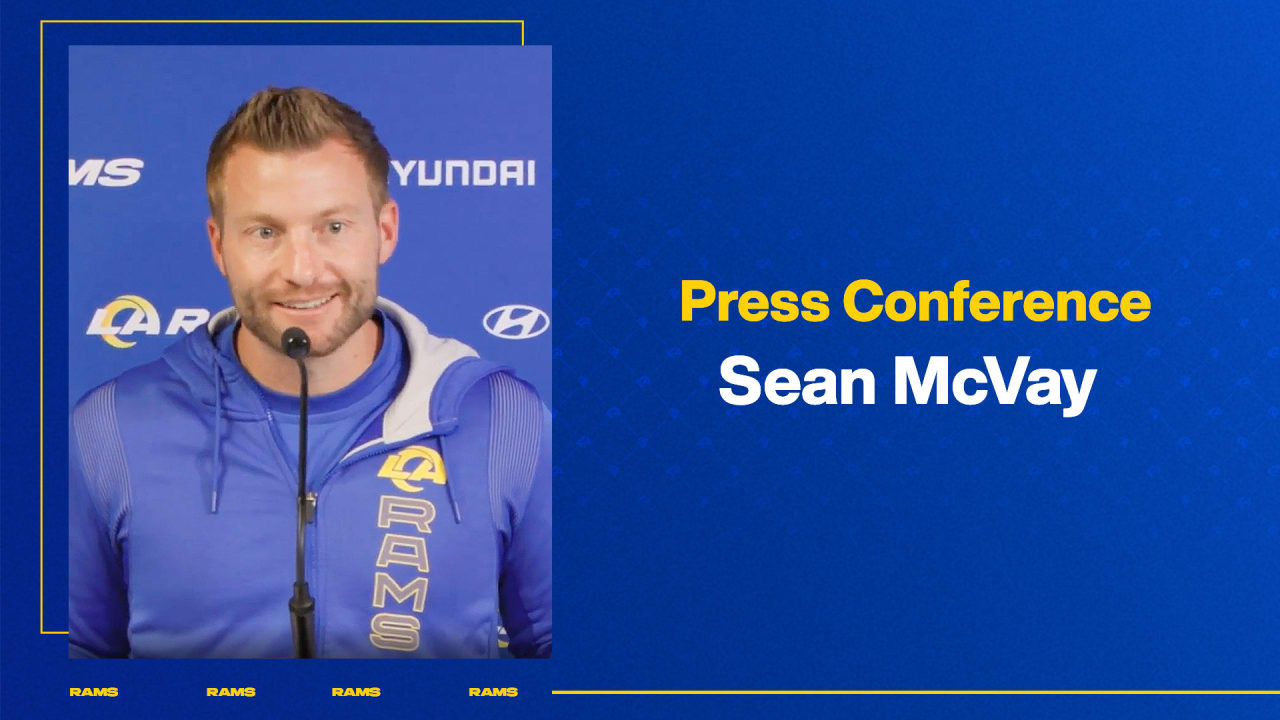 Top Takeaways from Rams head coach Sean McVay's Aug. 13 press conference:  Cooper Kupp injury update, possibility of adding veteran IDL or OLB, final  thoughts on preseason opener vs. Chargers