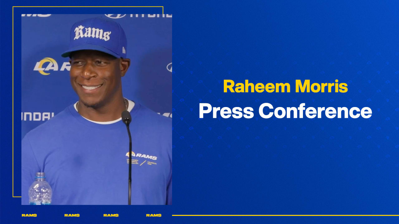 Rams defensive coordinator Raheem Morris on team signing Takk McKinley