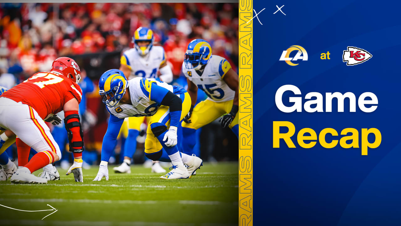 Rams' 26-10 road loss to the Kansas City Chiefs by the numbers