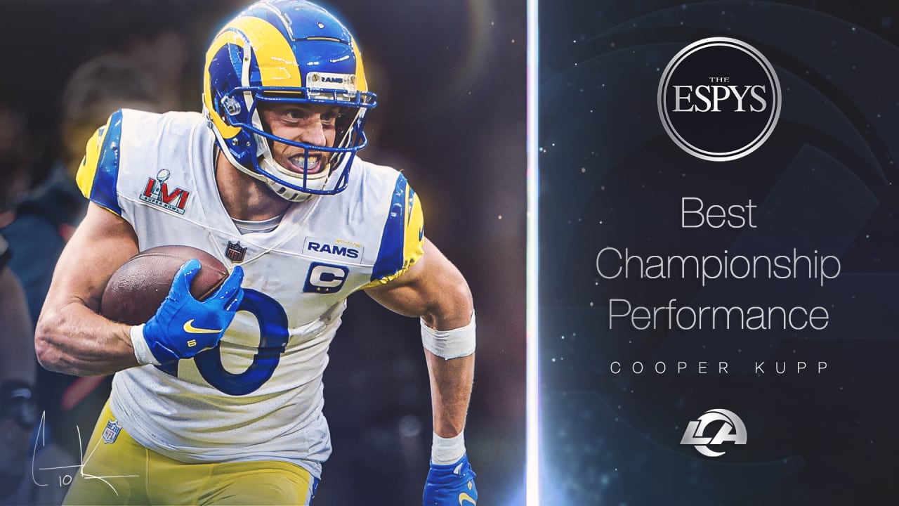 Rams wide receiver Cooper Kupp wins ESPY for Best Championship Performance