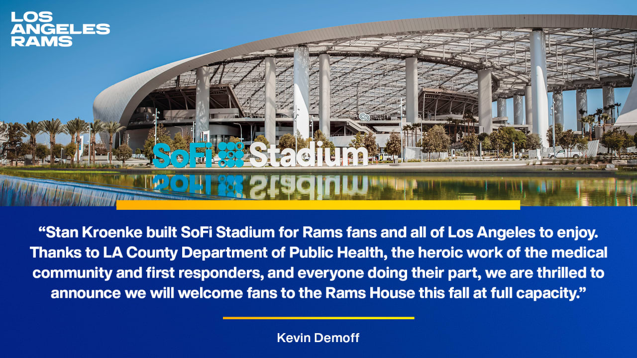 New food at Los Angeles Rams' SoFi Stadium: Mobile ordering & autonomous  grab-and-go-stores