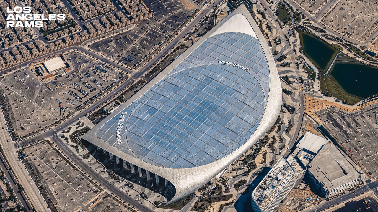 PHOTOS: Latest Aerial Views Of SoFi Stadium