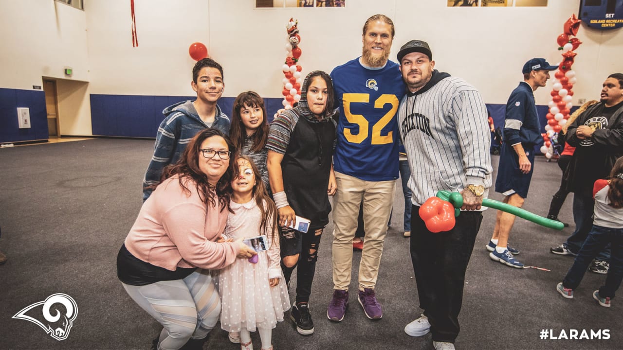 Rams host holiday celebration for Prison Fellowship Angel Tree