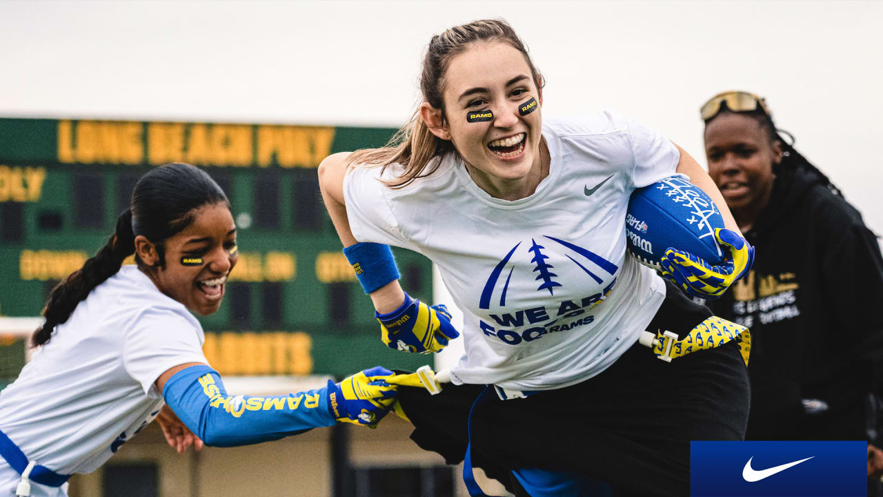 Los Angeles Rams Community, Inspiring the next generation of girls flag  football & women in sports