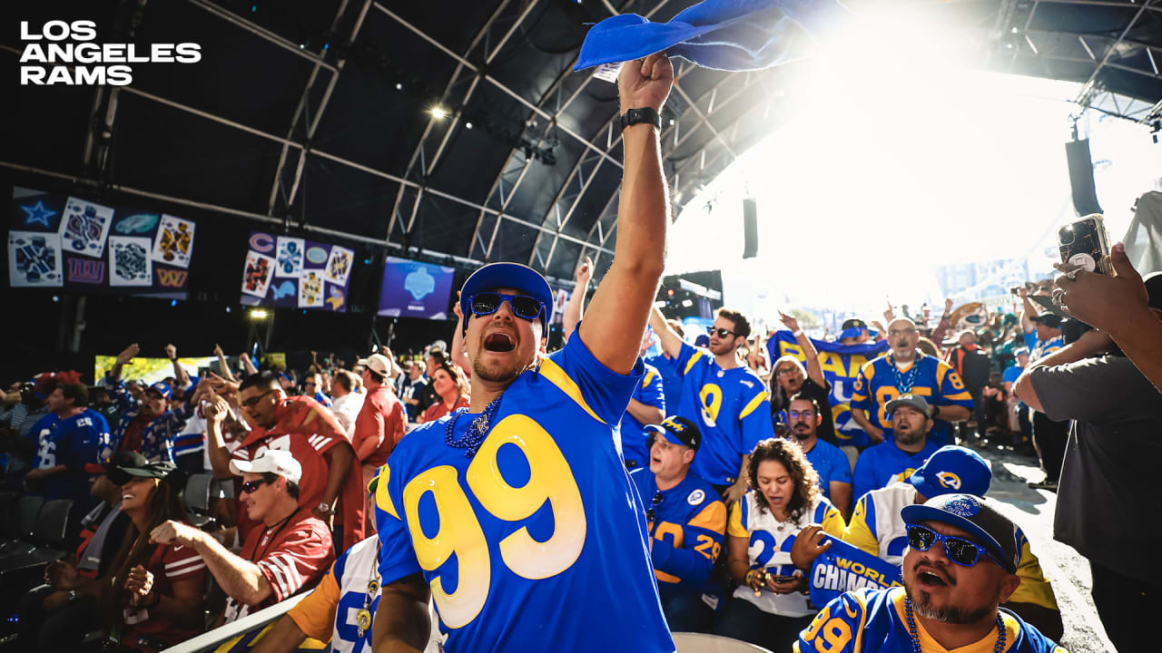 FAN PHOTOS: Rams send Season Ticket Members to 2022 NFL Draft in