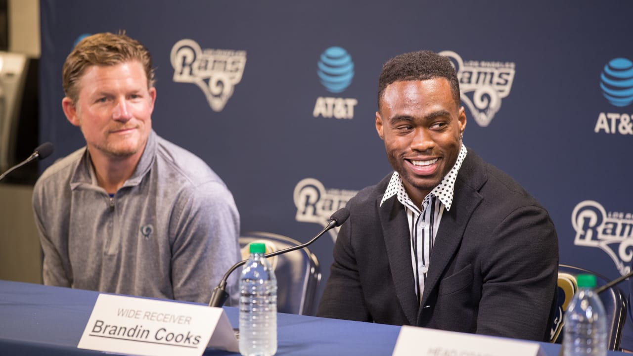 Rams Introduce Cooks as Newest Wide Receiver