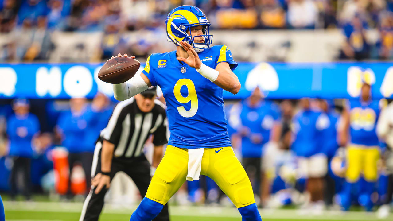 Next Gen Stats: Rams QB Matthew Stafford's 5 Most Improbable Completions  From 2021 Regular Season 