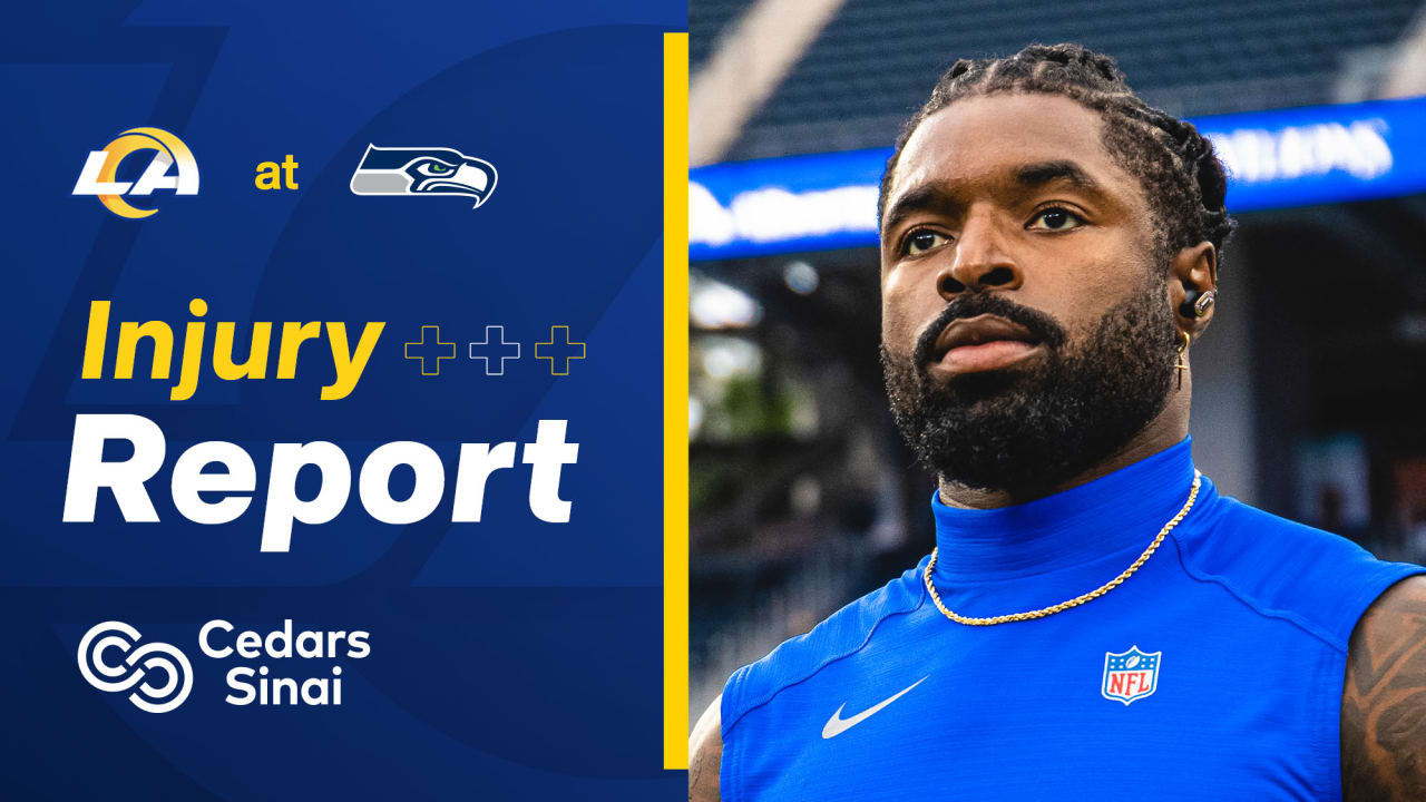 Injury Report 1/6: Rams safety Nick Scott, defensive tackle Aaron Donald,  center Brian Allen and wide receiver Ben Skowronek ruled out for Week 18 at  Seahawks