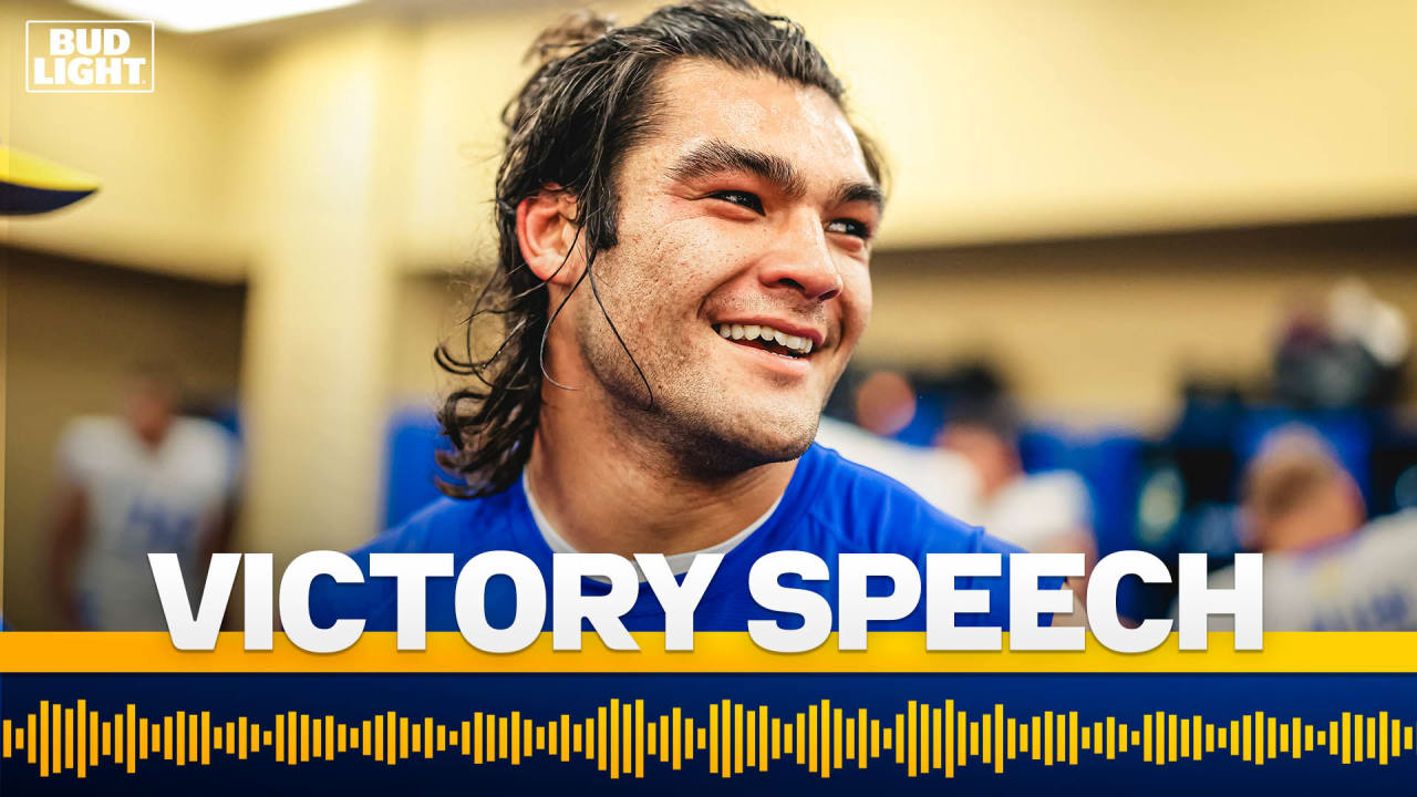 Inside Week 3's Locker Room Victory Speeches