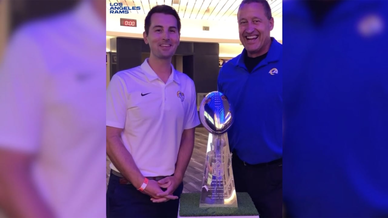 Los Angeles Rams on X: Hangin' with the Vince Lombardi Trophy. 