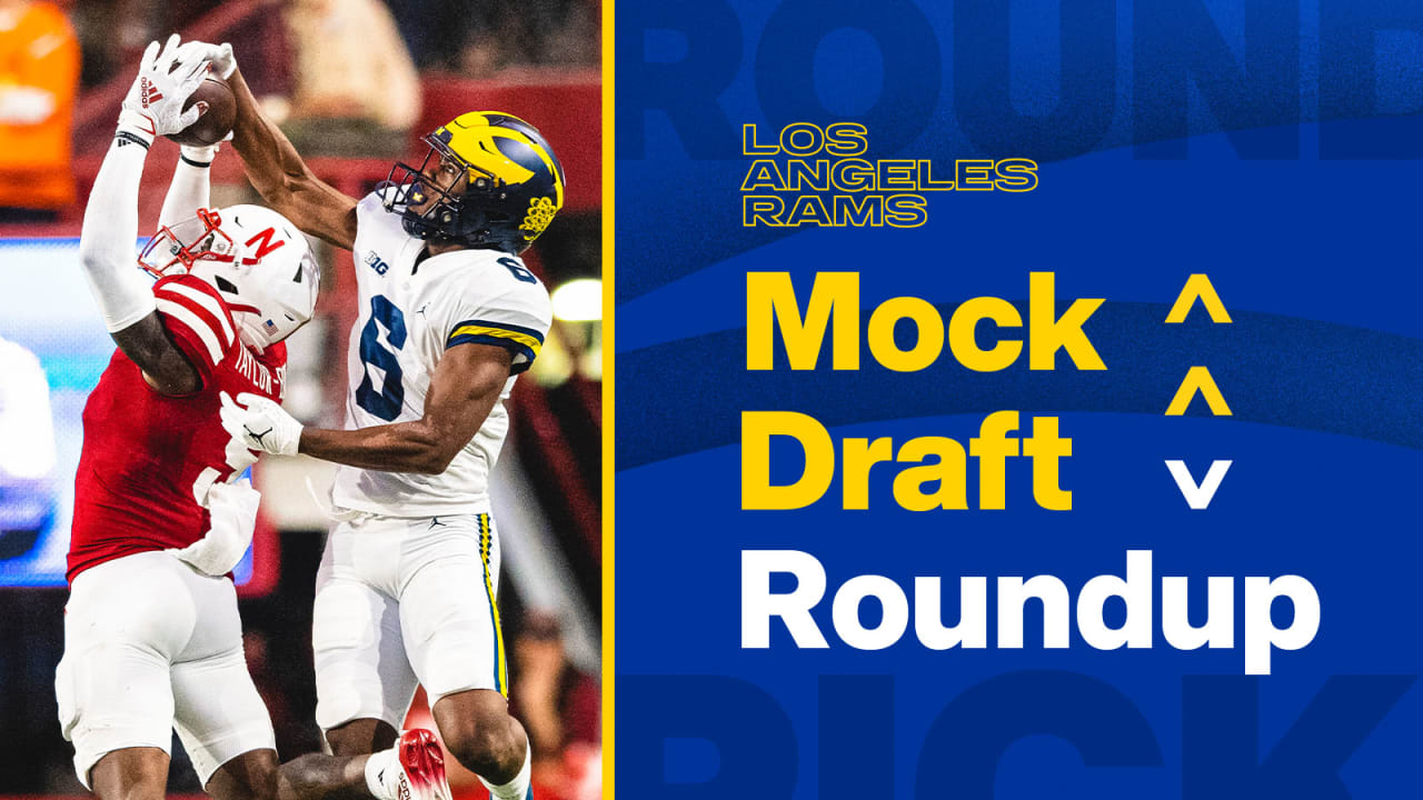 Mock Draft Roundup: More offensive line, cornerback and edge projections  for Rams two weeks out from draft week