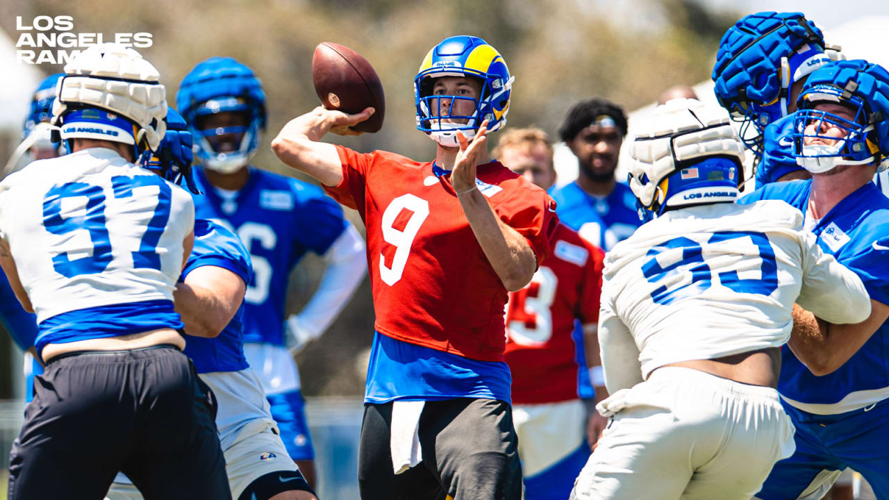 Rams quarterback Matthew Stafford talks throwing during 2023 OTAs