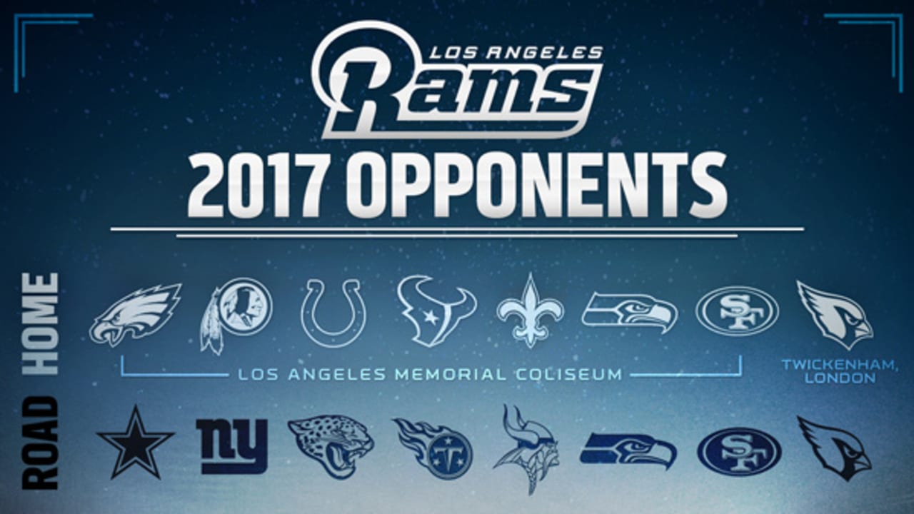 Rams 2017 Opponents Finalized