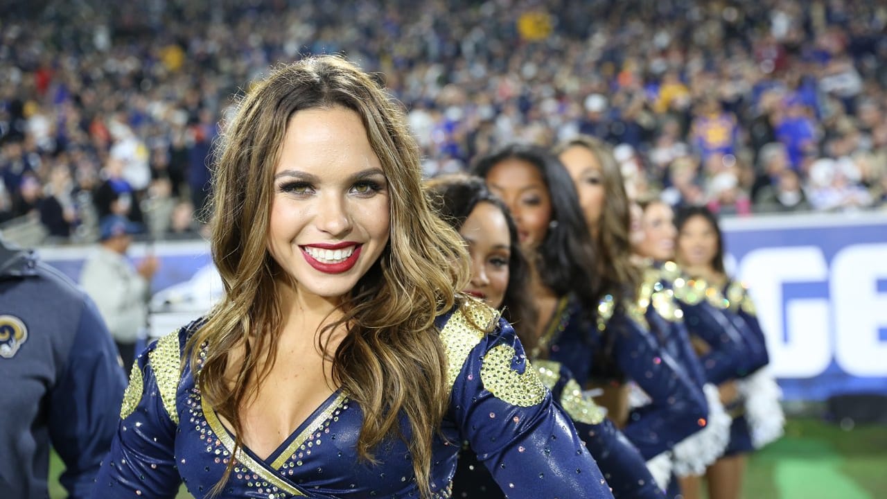 Los Angeles Rams Cheerleaders Photos from Wild Card Weekend