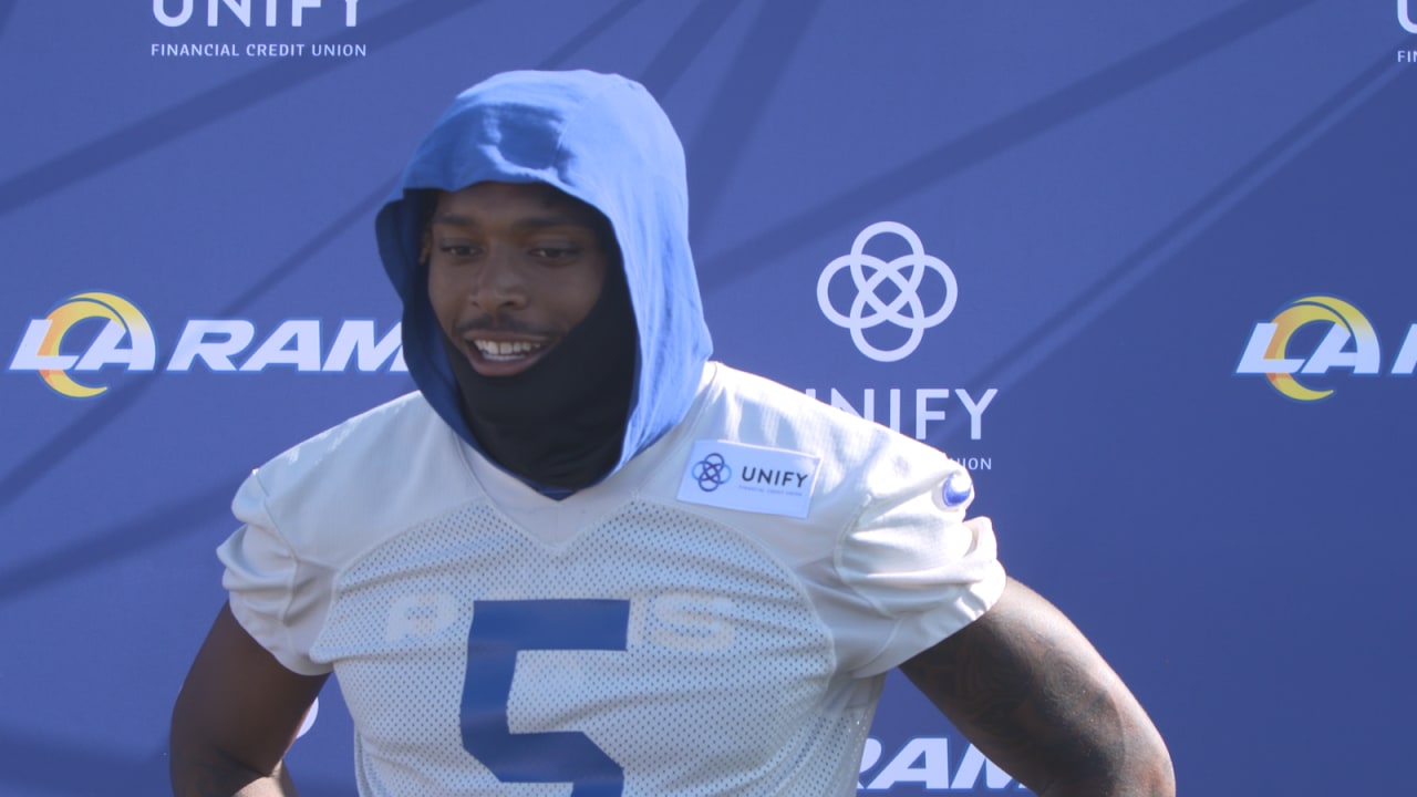 Rams cornerback Jalen Ramsey on Saturday's joint practice with Cowboys