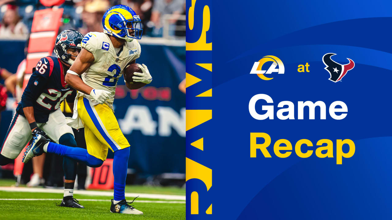 NFL Week 8 Game Recap: Los Angeles Rams 38, Houston Texans 22, NFL News,  Rankings and Statistics