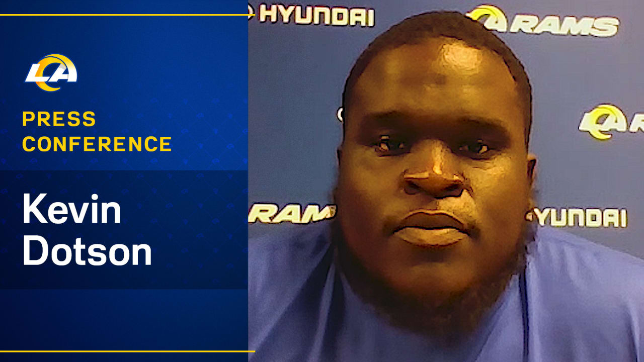 Offensive lineman Kevin Dotson on first start as a Ram, getting