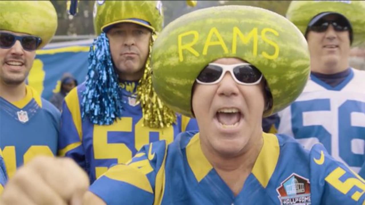 Why do Rams fans wear watermelons?