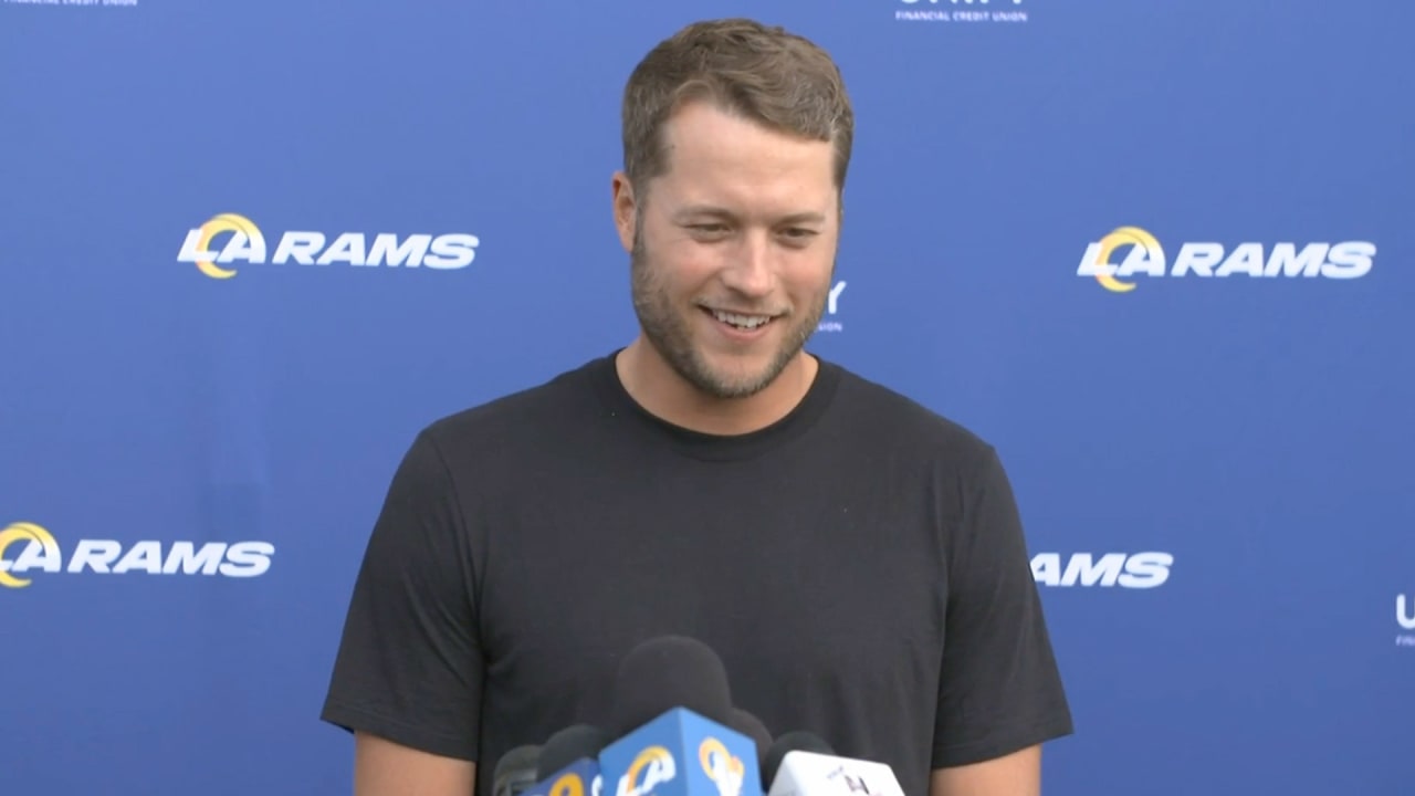 Matthew Stafford content to stick around for Rams' remodel - Newsday