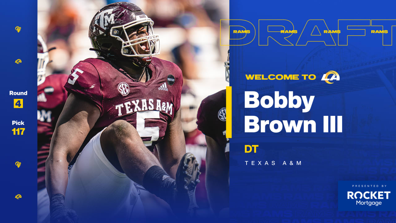 2021 NFL Draft: Defensive Tackle Bobby Brown III, Texas A&M, Round 4, Pick  117