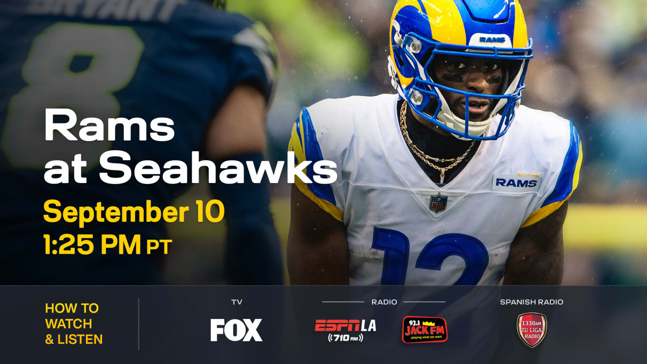 How to watch Rams at Seahawks on September 10, 2023
