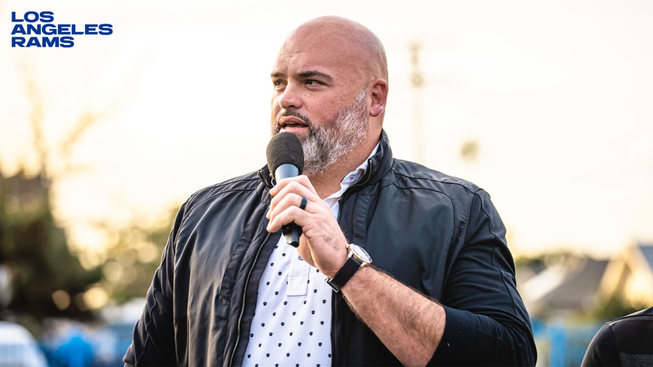 Andrew Whitworth, the 2021 Walter Payton NFL Man of the Year, Cedars-Sinai,  Los Angeles Rams, Others Refurbish Sports Field for Local Kids