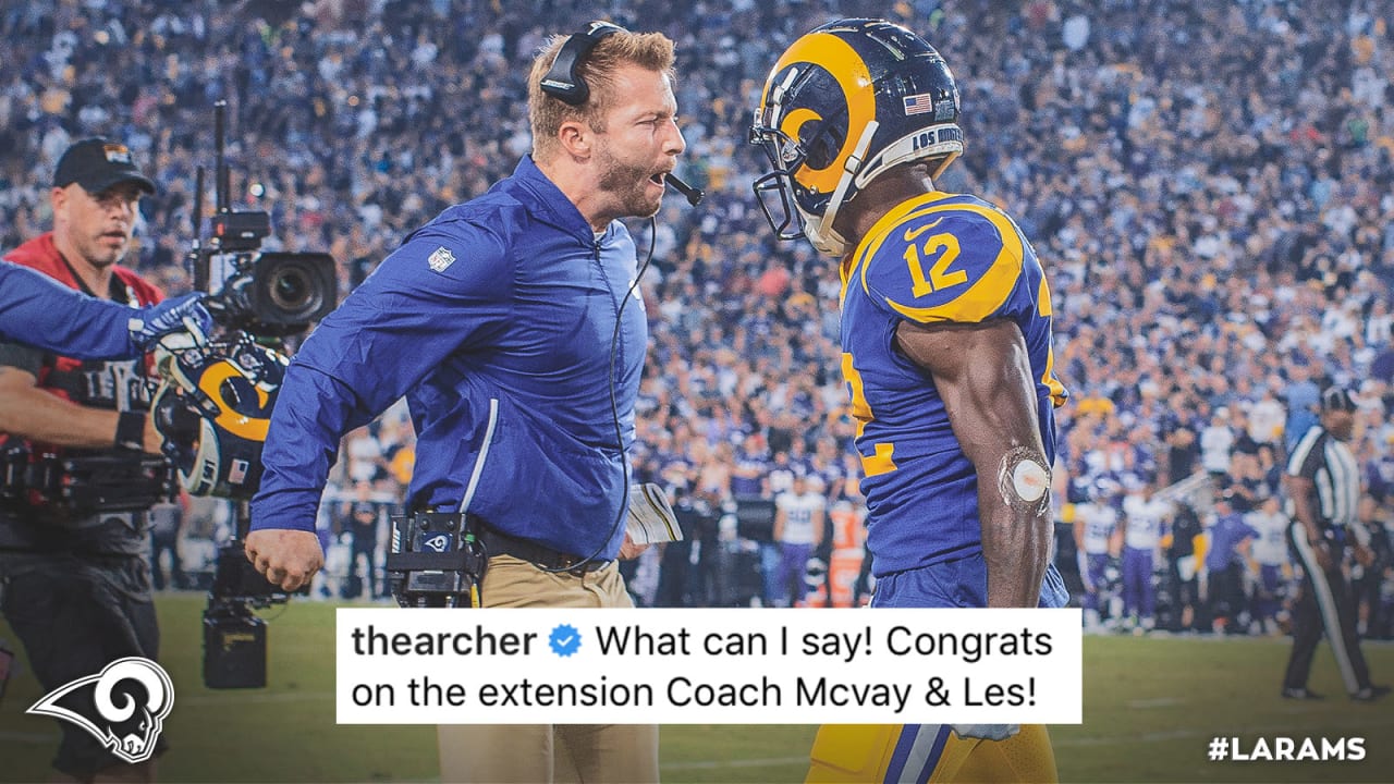 Social Roundup: Rams react to McVay + Snead extension