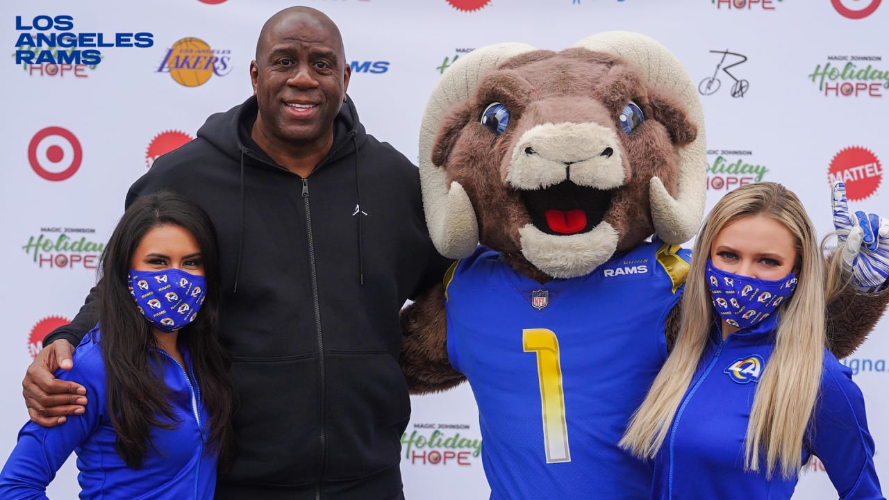 Rams support Earvin “Magic” Johnson’s Holiday Hope Christmas party for ...