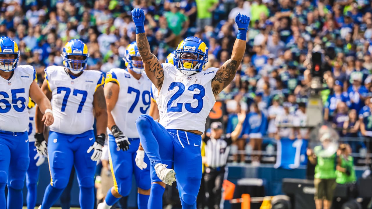 Highlights: Rams Week 1 Win vs. Seahawks  Kyren Williams TDs, Puka Nacua's  Big Catches & More 