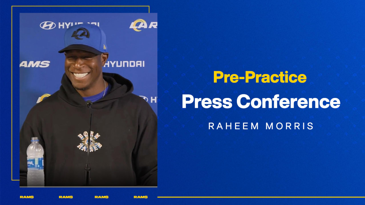 Rams defensive coordinator Raheem Morris talks Aaron Donald playing on