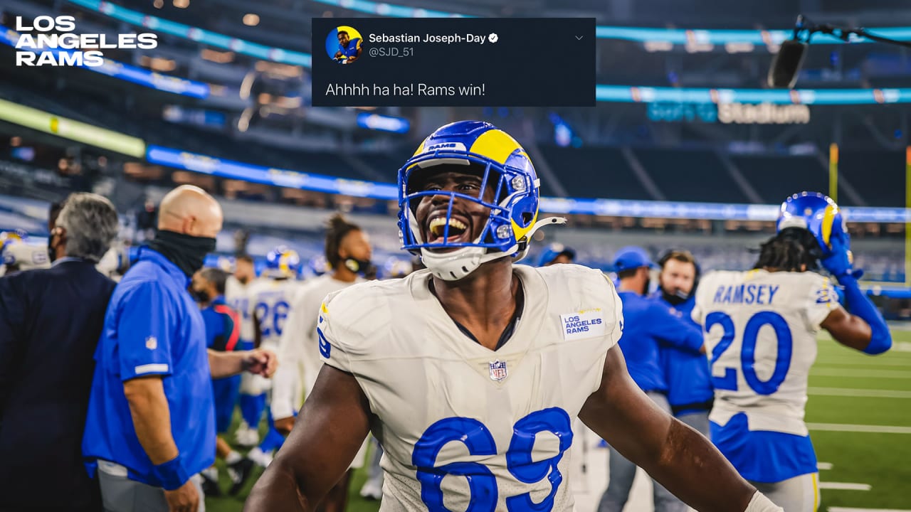 PHOTOS: Social media reacts to Rams Week 4 win in new uniform combo