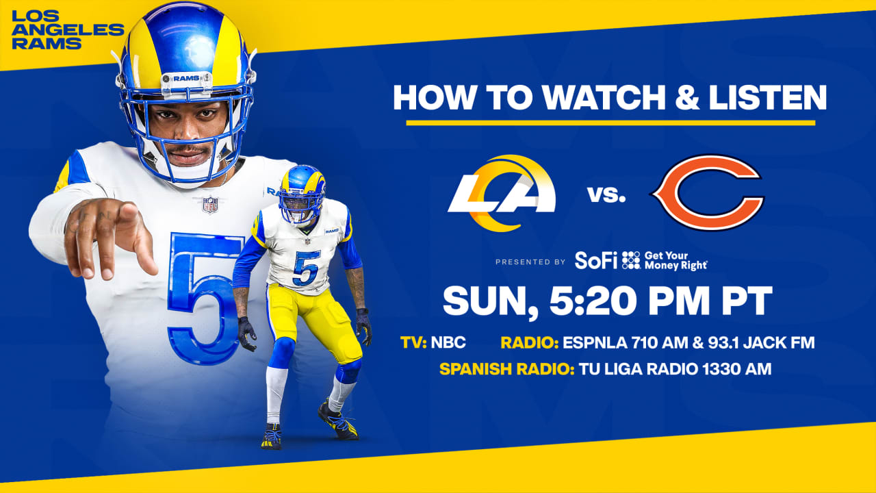 Monday Night Football: Chicago Bears @ Las Angeles Rams Live