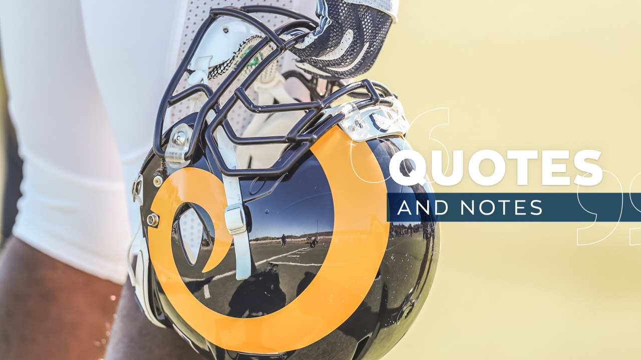 Quotes & Notes 11/8/18: Rams Vow to Support Thousand Oaks Community in ...