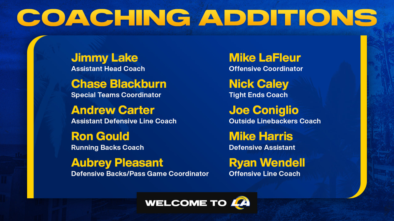 LA Rams Assistant Coaches And Coaching Staff 2023