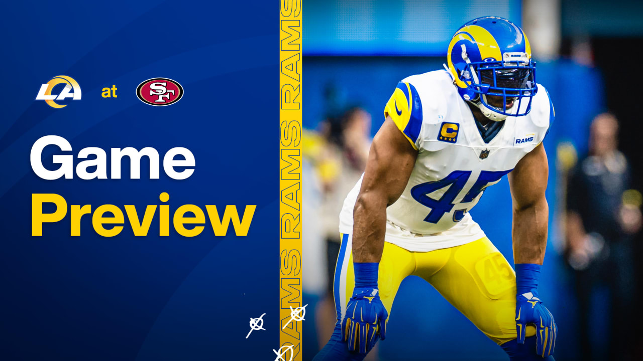 kig ind Kalkun sovende Los Angeles Rams Game Preview Week 4 | Rams ready for Monday night's battle  in the Bay with the San Francisco 49ers