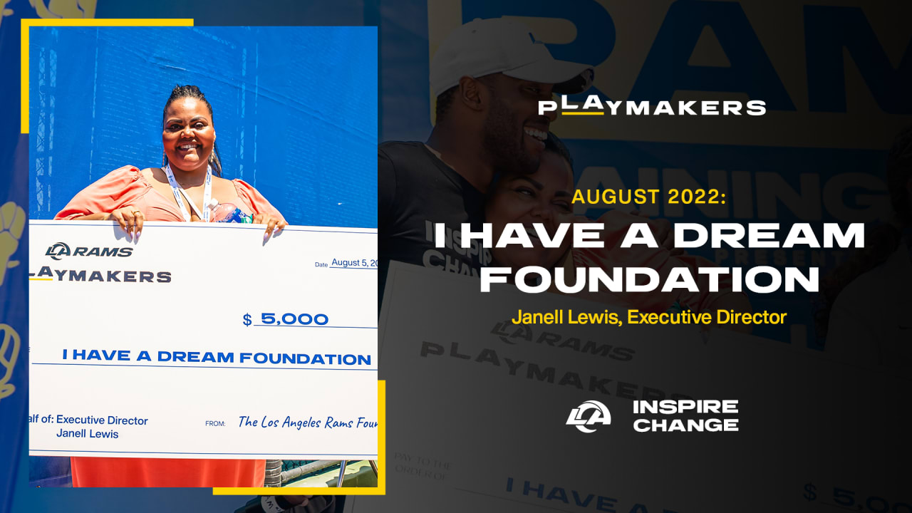 I Have A Dream Foundation Executive Director Janell Lewis is Rams ...